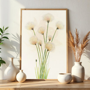 Baumwollblüten Poster