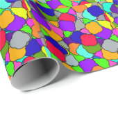 Baumwollbonbons, Wasserflasche Geschenkpapier (Rolleneckpunkt)