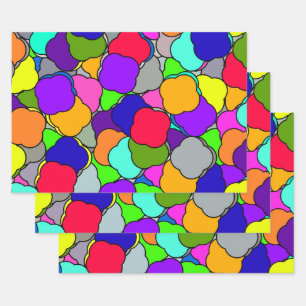 Baumwollbonbons, Wasserflasche Geschenkpapier Set