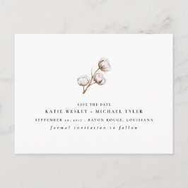 Baumwolle Ankündigungspostkarte