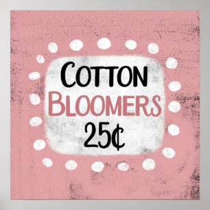 Baumwolle Bloomere 25 Cent Poster Wall Art