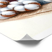 Baumwolle Bouquet in einer Milchdose 6 Poster (Ecke)