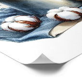 Baumwolle Bouquet in einer Milchdose 7 Poster (Ecke)