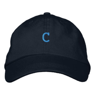 Baumwolle C - Anfangsbuchstaben Monogram Handsome- Bestickte Baseballkappe
