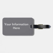 Baumwolle de Tulear - Joci Gepäckanhänger (Rückseite horizontal)