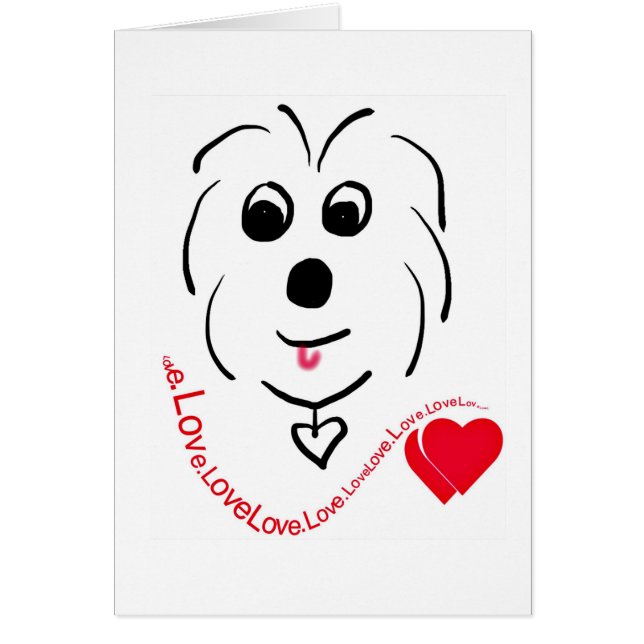 Baumwolle de Tulear Love (Vorne)