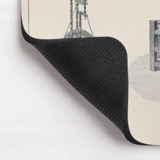 Baumwolle, die I spinnt Mousepad (Ecke)