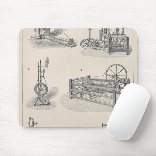 Baumwolle, die I spinnt Mousepad (Mit Mouse)