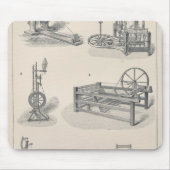 Baumwolle, die I spinnt Mousepad (Vorne)