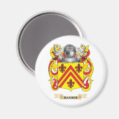 Baumwolle (Familienwappen) Magnet (Vorderseite/Rückseite)
