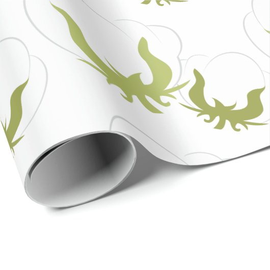 Baumwolle Geschenkpapier (Rolleneckpunkt)