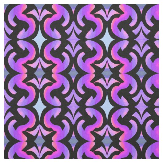 Baumwolle Gewebe-Handwerk-Rosa, schwarz, blau, Stoff (Muster)