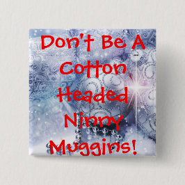 BAUMWOLLE GING KNOPF DES NINNY-MUGGINS VORAN BUTTON