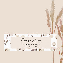 Baumwolle Grüne Wasserfarbe Moderne rosa Rückkehr