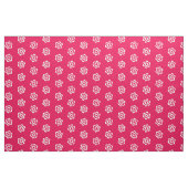 Baumwolle mit roter Bettdecke und weißer Blume Stoff (Yard (91,4 cm))