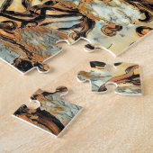Baumwolle Pflanze Sepia Tones Puzzle (Seite)
