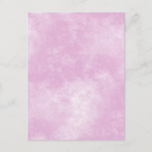 BAUMWOLLE PINK FOG-HINTERGRUNDTEXTVORLAGE POSTKARTE (Vorderseite)