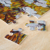 Baumwolle stellt hinteres Zuhause auf Puzzle (Seite)