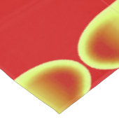 Baumwolle Tischtuch, rotes, 52"x70" Muster Tischdecke (Schrägansicht)