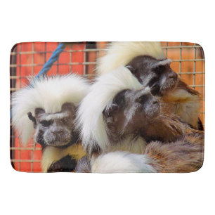 BAUMWOLLE - TOP TAMARIN MONKEYS BADEMATTE