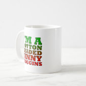 Baumwolle überzogen Ninny Muggins Funny Mug Kaffeetasse (Vorderseite Links)