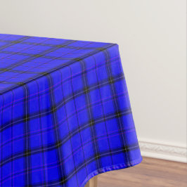Baumwolle und schwarze Linien | Country Blue Tarta Tischdecke