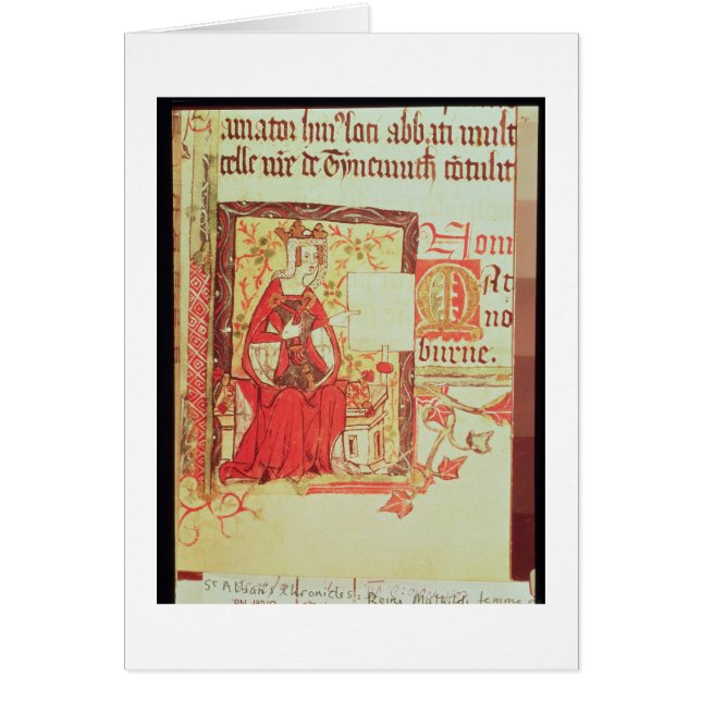 BaumwolleNero D VIII fol.7 Königin Matilda, der (Vorne)