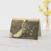 Baumwollfeld Karte (Gelbe Blume)