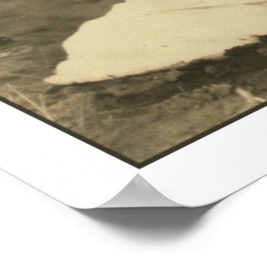 Baumwollfeld Poster (Ecke)