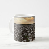 Baumwollfeld-Sunset Kaffeetasse (Vorderseite Links)