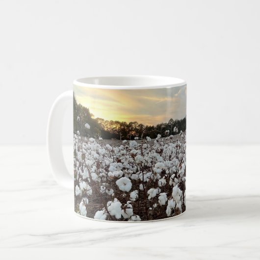 Baumwollfelder Kaffeetasse (Vorderseite Links)