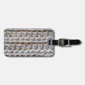 Baumwollgarn - Ecru Gepäckanhänger (Vorderseite horizontal)