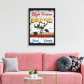 Baumwollgepackte Canvas Leinwanddruck (Insitu (Wohnzimmer))