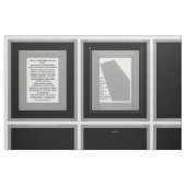 Baumwollgewebe 3 Schwarze Fotorahmen Nähmuster Stoff (Fat Quarter (45,7 x 55,9 cm))
