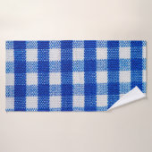 Baumwollgewebe blau badehandtuch (Badehandtuch)