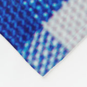 Baumwollgewebe blau fleecedecke (Ecke)