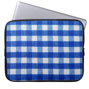 Baumwollgewebe blau laptopschutzhülle