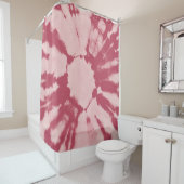 Baumwollgewebe gefärbte Krawatte Muster abstrakt H Duschvorhang (Beispiel)