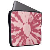 Baumwollgewebe gefärbte Krawatte Muster abstrakt H Laptopschutzhülle (Vorne Rechts)