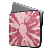 Baumwollgewebe gefärbte Krawatte Muster abstrakt H Laptopschutzhülle (Vorderseite Links)