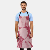 Baumwollgewebe gefärbte Krawatte Muster abstrakt H Schürze (Getragen)