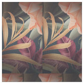 Baumwollgewebe mit Blumenmuster Stoff (Nahaufnahme)