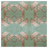 Baumwollgewebe mit Gingko-Blattmuster Stoff (Muster)