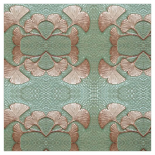 Baumwollgewebe mit Gingko-Blattmuster Stoff (Muster)