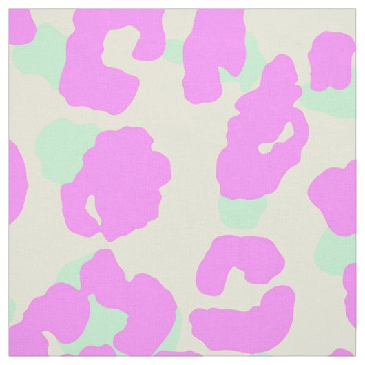 Baumwollgewebe rosa Leopard Stoff (Muster)