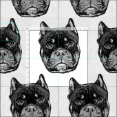 Baumwollgewebe Stoff (Kachel)