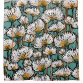 Baumwollgras-Feldmuster Duschvorhang (Vorderseite)