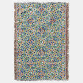 Baumwollkronenpfanne mit Randnuss, Medallion-Desig Decke (Vorderseite Vertikal)