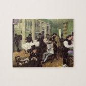 Baumwollmarkt in New Orleans von Edgar Degas Puzzle (Horizontal)