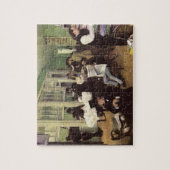 Baumwollmarkt in New Orleans von Edgar Degas Puzzle (Vertikal)